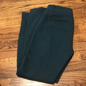 J. Crew Minnie Pant teal size 2